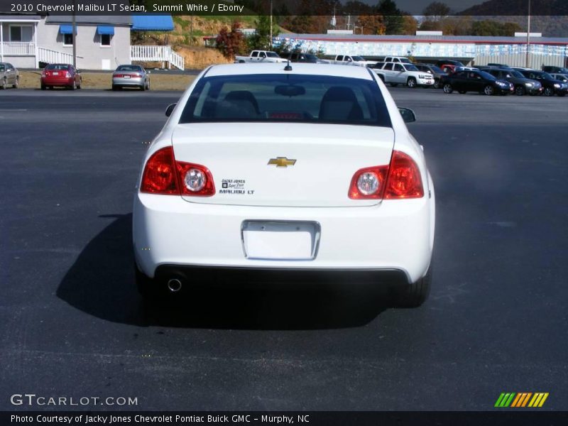 Summit White / Ebony 2010 Chevrolet Malibu LT Sedan