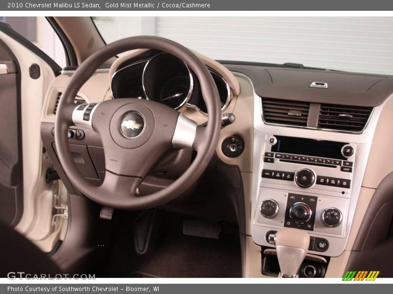 Gold Mist Metallic / Cocoa/Cashmere 2010 Chevrolet Malibu LS Sedan