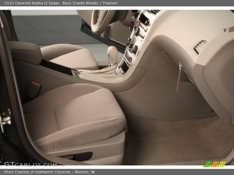 Black Granite Metallic / Titanium 2010 Chevrolet Malibu LS Sedan