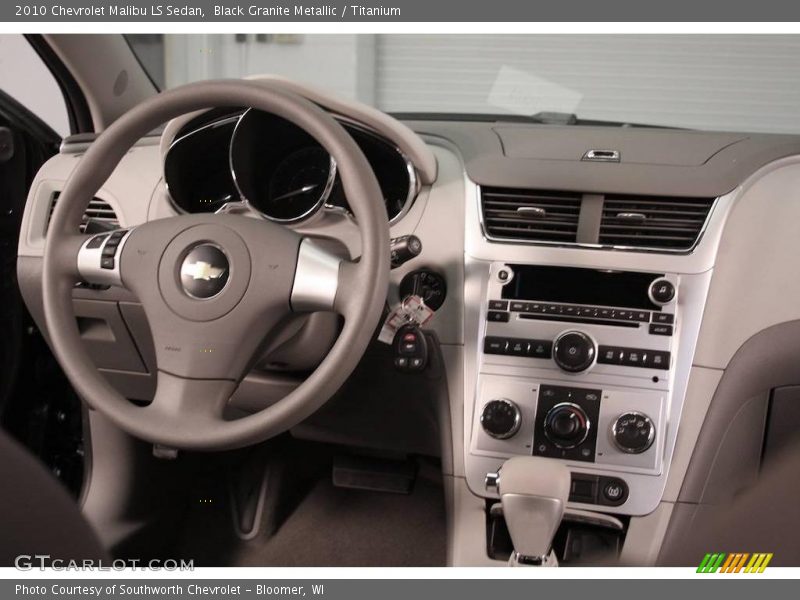 Black Granite Metallic / Titanium 2010 Chevrolet Malibu LS Sedan
