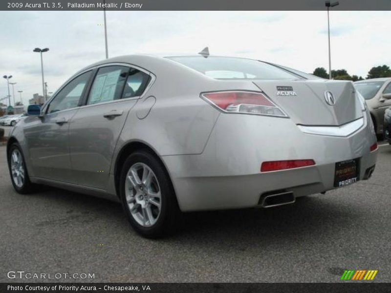 Palladium Metallic / Ebony 2009 Acura TL 3.5