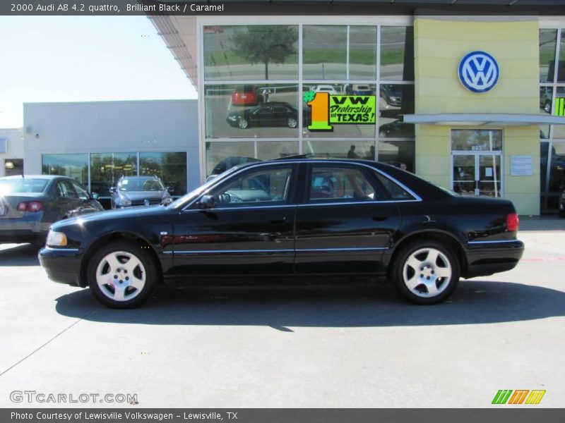 Brilliant Black / Caramel 2000 Audi A8 4.2 quattro
