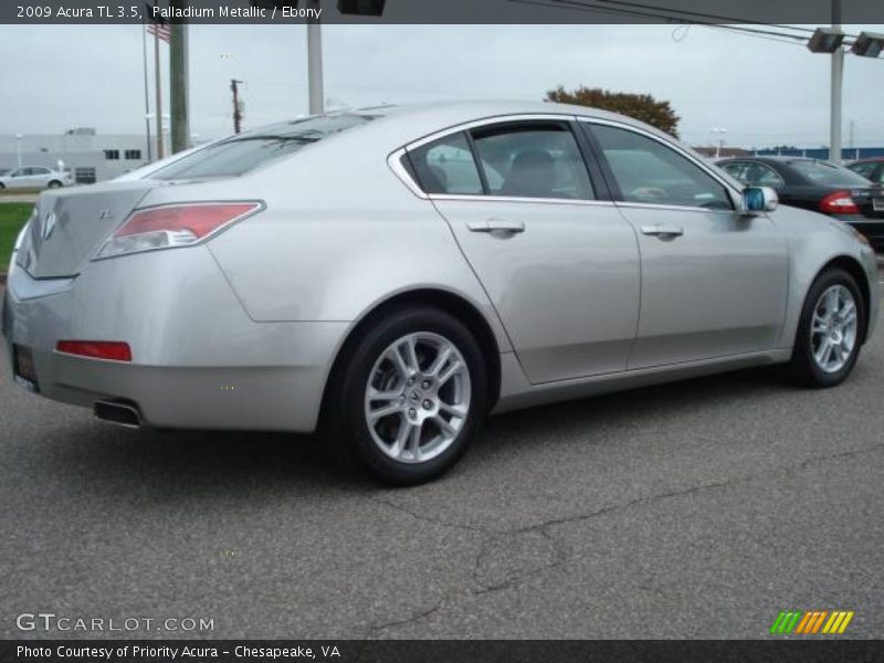 Palladium Metallic / Ebony 2009 Acura TL 3.5