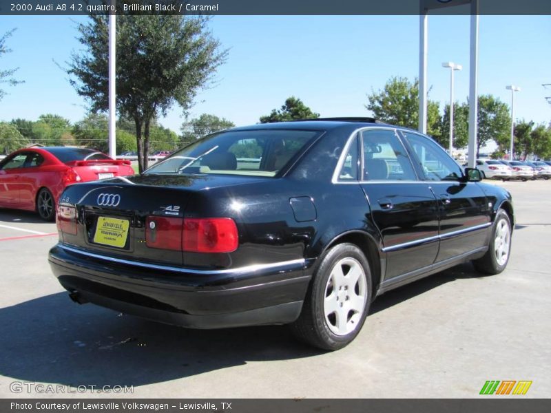 Brilliant Black / Caramel 2000 Audi A8 4.2 quattro