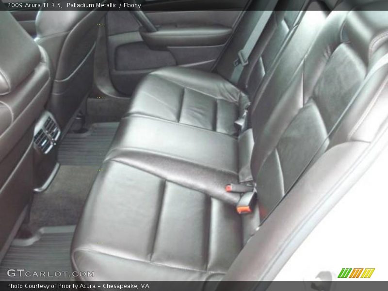 Palladium Metallic / Ebony 2009 Acura TL 3.5