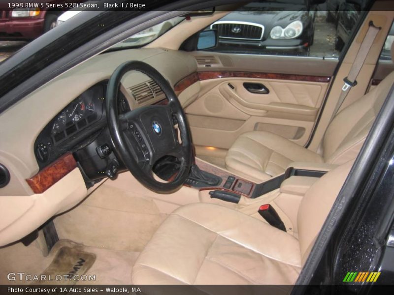 Black II / Beige 1998 BMW 5 Series 528i Sedan