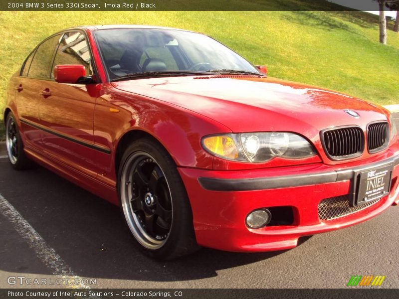 Imola Red / Black 2004 BMW 3 Series 330i Sedan