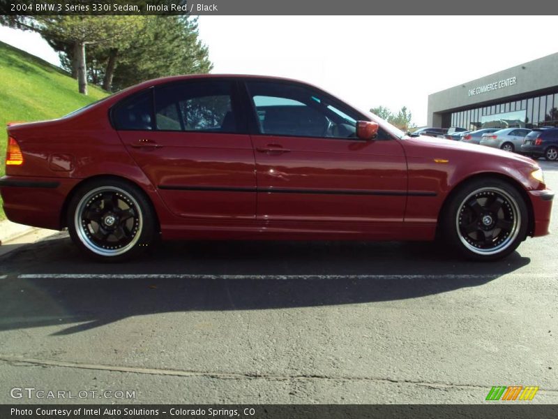 Imola Red / Black 2004 BMW 3 Series 330i Sedan