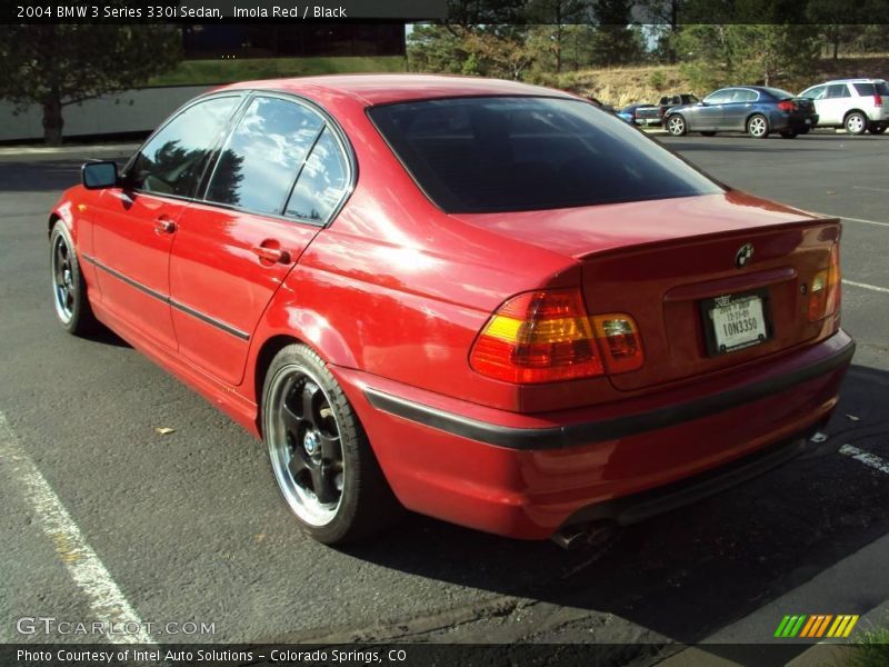Imola Red / Black 2004 BMW 3 Series 330i Sedan