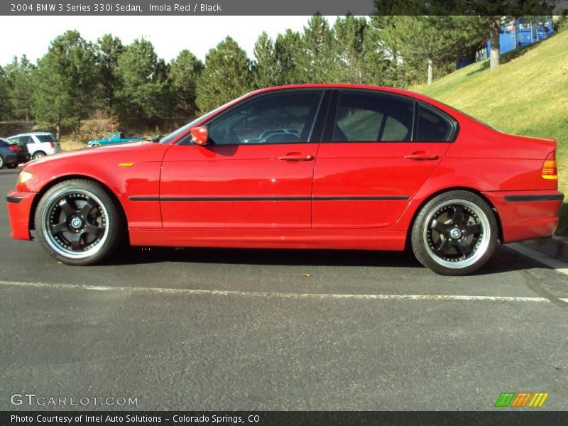 Imola Red / Black 2004 BMW 3 Series 330i Sedan
