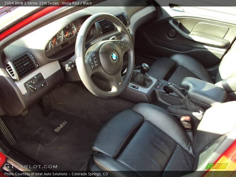 Imola Red / Black 2004 BMW 3 Series 330i Sedan