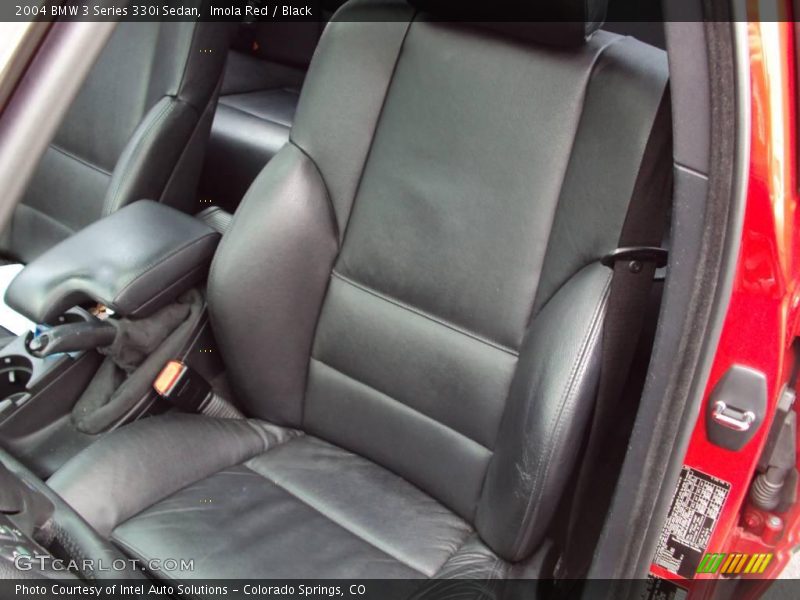Imola Red / Black 2004 BMW 3 Series 330i Sedan
