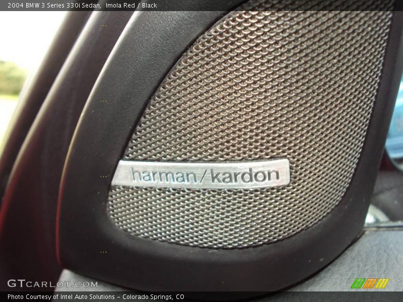 Imola Red / Black 2004 BMW 3 Series 330i Sedan