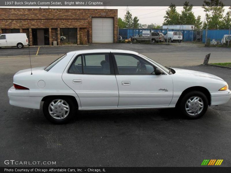 Bright White / Graphite 1997 Buick Skylark Custom Sedan