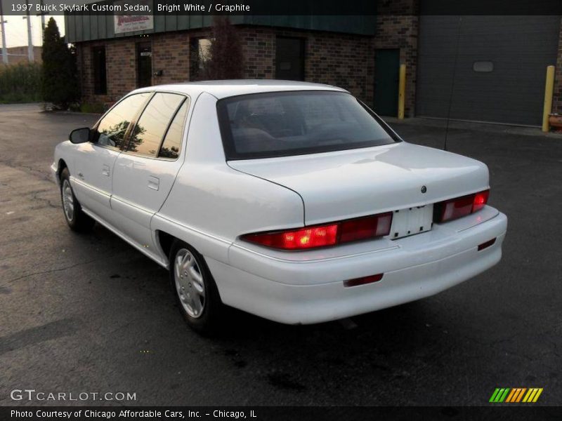 Bright White / Graphite 1997 Buick Skylark Custom Sedan