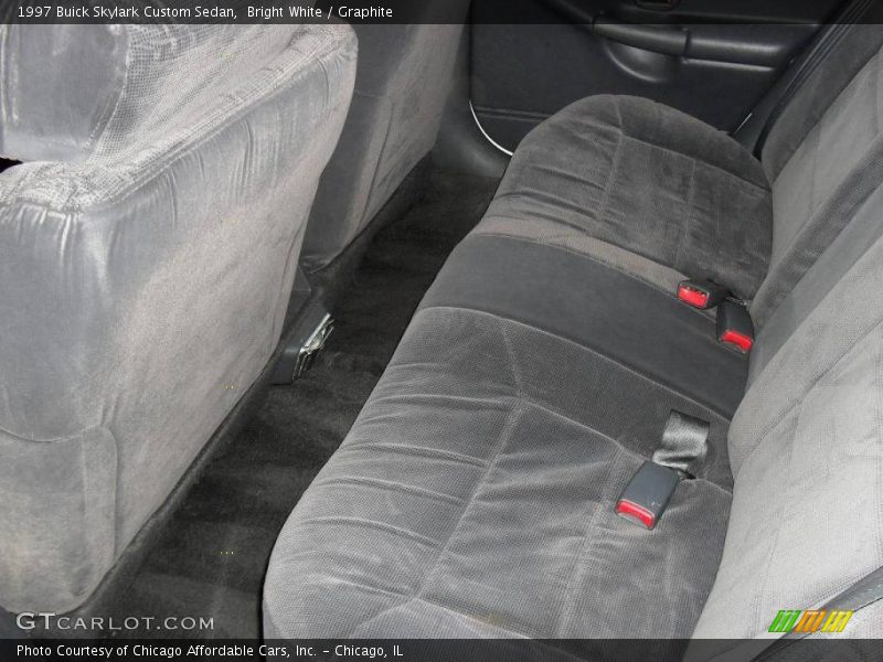 Bright White / Graphite 1997 Buick Skylark Custom Sedan