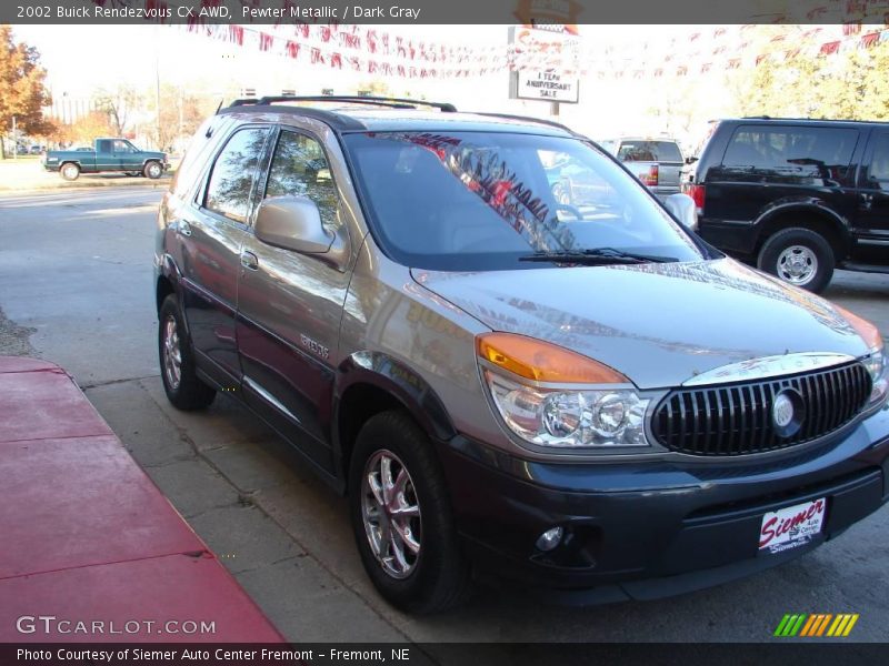 Pewter Metallic / Dark Gray 2002 Buick Rendezvous CX AWD