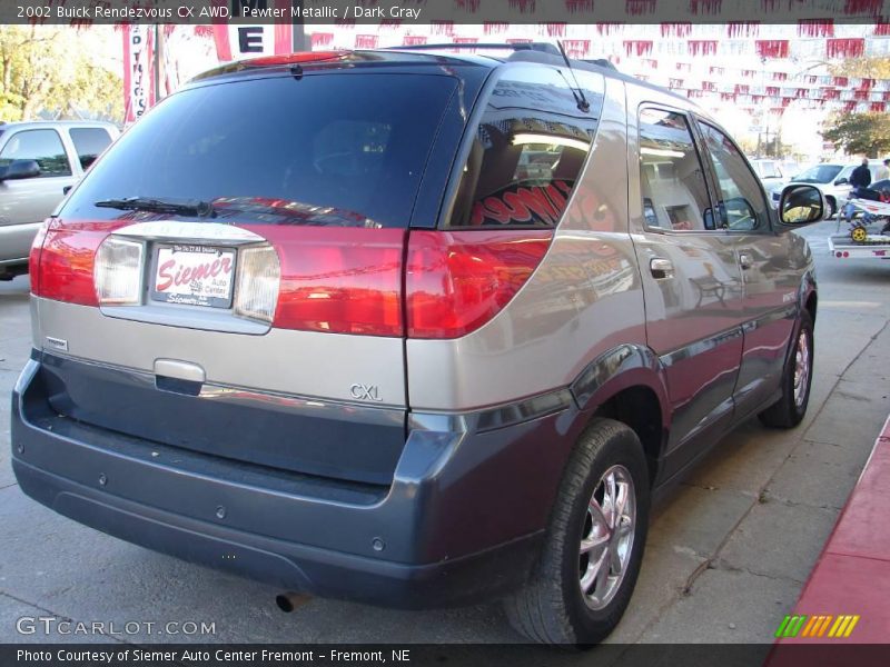 Pewter Metallic / Dark Gray 2002 Buick Rendezvous CX AWD