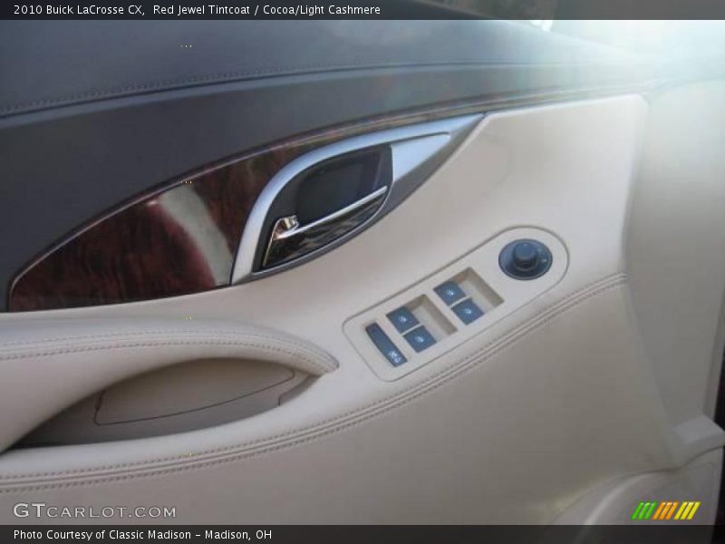 Red Jewel Tintcoat / Cocoa/Light Cashmere 2010 Buick LaCrosse CX