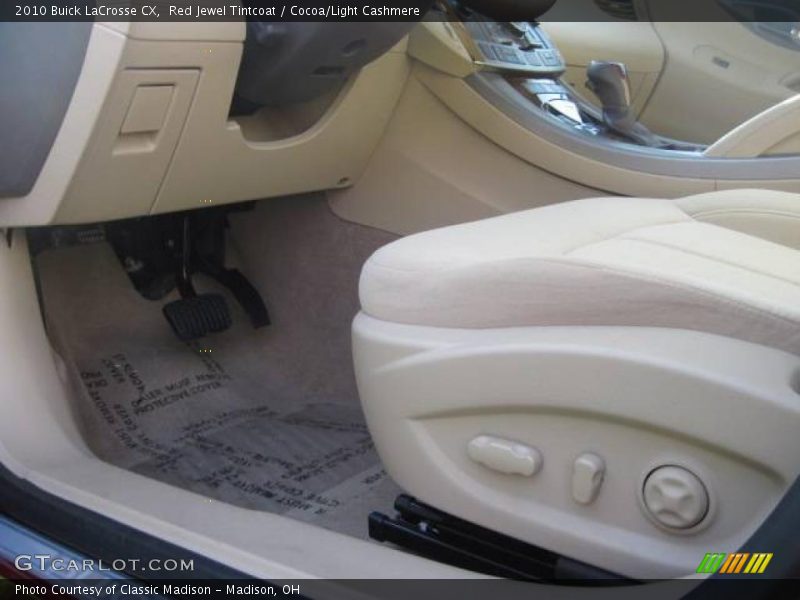 Red Jewel Tintcoat / Cocoa/Light Cashmere 2010 Buick LaCrosse CX