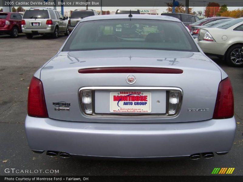 Blue Ice / Midnight Blue 2005 Cadillac DeVille Sedan
