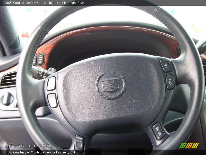 Blue Ice / Midnight Blue 2005 Cadillac DeVille Sedan