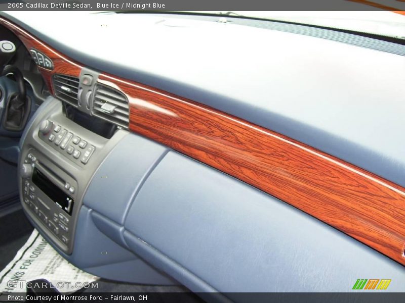 Blue Ice / Midnight Blue 2005 Cadillac DeVille Sedan