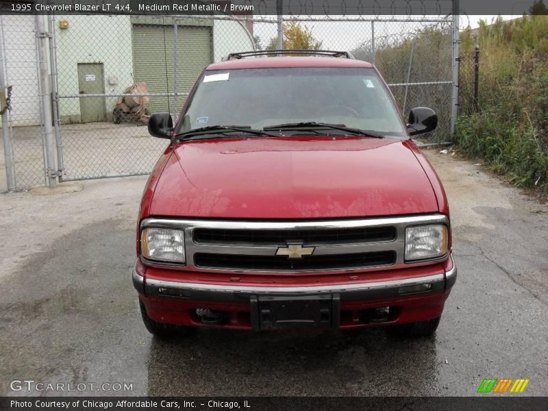 Medium Red Metallic / Brown 1995 Chevrolet Blazer LT 4x4