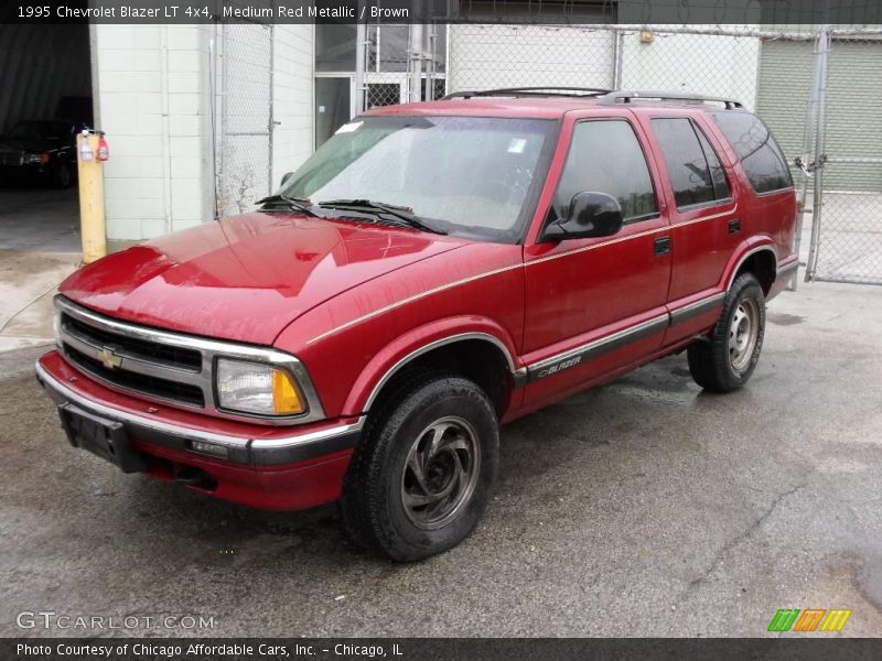Medium Red Metallic / Brown 1995 Chevrolet Blazer LT 4x4