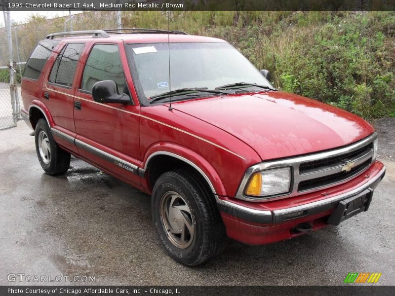 Medium Red Metallic / Brown 1995 Chevrolet Blazer LT 4x4