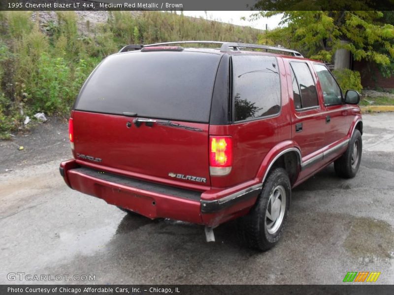 Medium Red Metallic / Brown 1995 Chevrolet Blazer LT 4x4