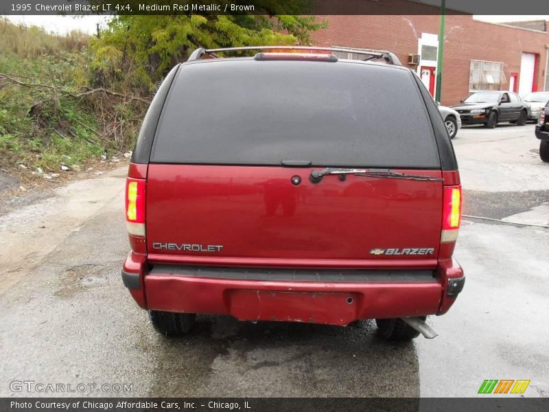 Medium Red Metallic / Brown 1995 Chevrolet Blazer LT 4x4