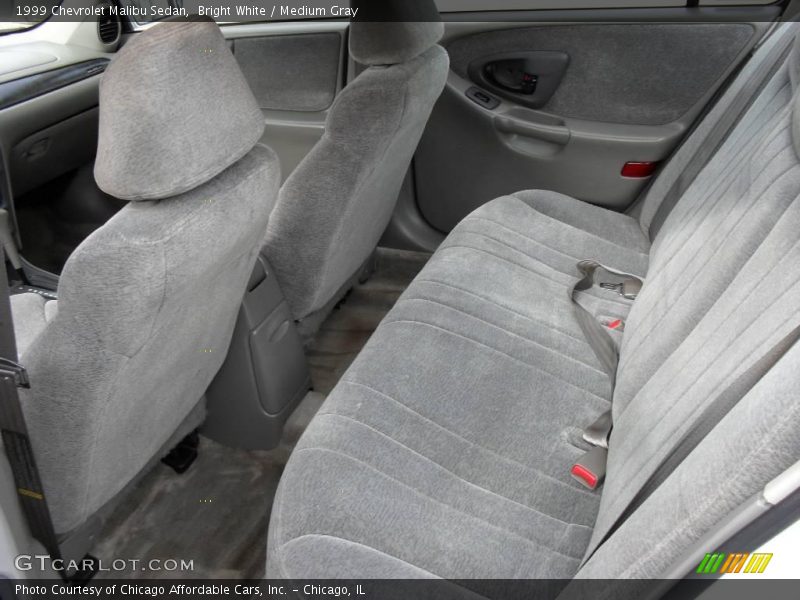 Bright White / Medium Gray 1999 Chevrolet Malibu Sedan