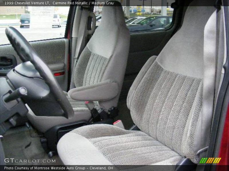 Carmine Red Metallic / Medium Gray 1999 Chevrolet Venture LT