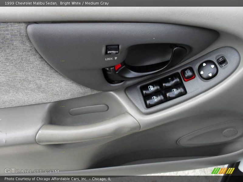 Bright White / Medium Gray 1999 Chevrolet Malibu Sedan