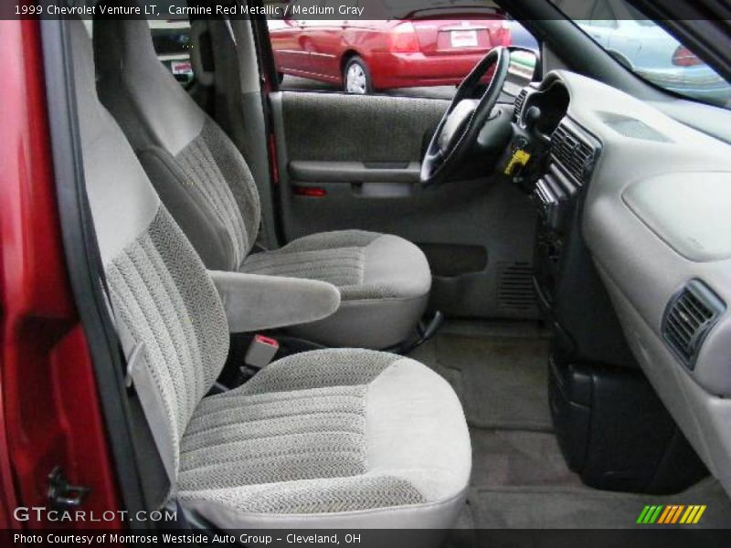Carmine Red Metallic / Medium Gray 1999 Chevrolet Venture LT