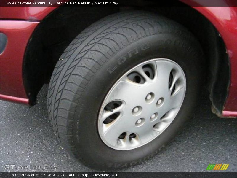 Carmine Red Metallic / Medium Gray 1999 Chevrolet Venture LT