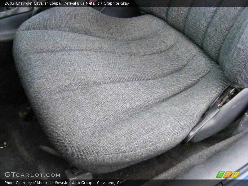 Arrival Blue Metallic / Graphite Gray 2003 Chevrolet Cavalier Coupe