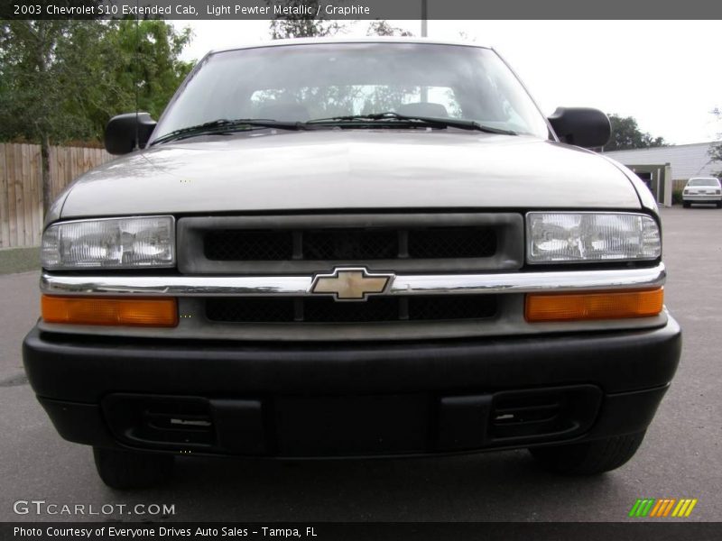 Light Pewter Metallic / Graphite 2003 Chevrolet S10 Extended Cab