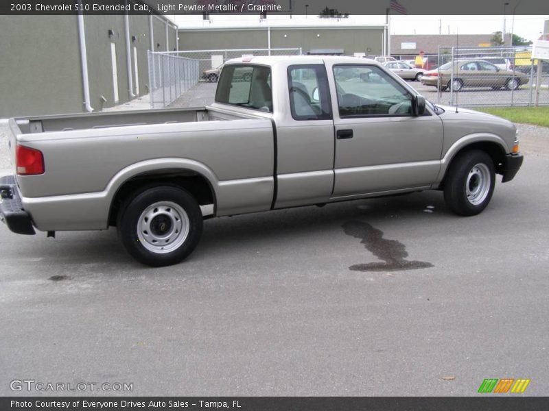 Light Pewter Metallic / Graphite 2003 Chevrolet S10 Extended Cab