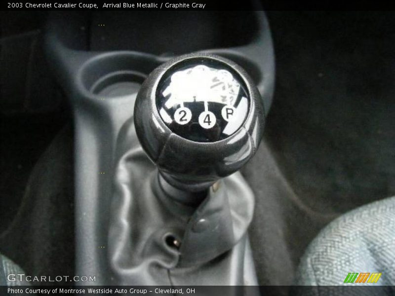 Arrival Blue Metallic / Graphite Gray 2003 Chevrolet Cavalier Coupe