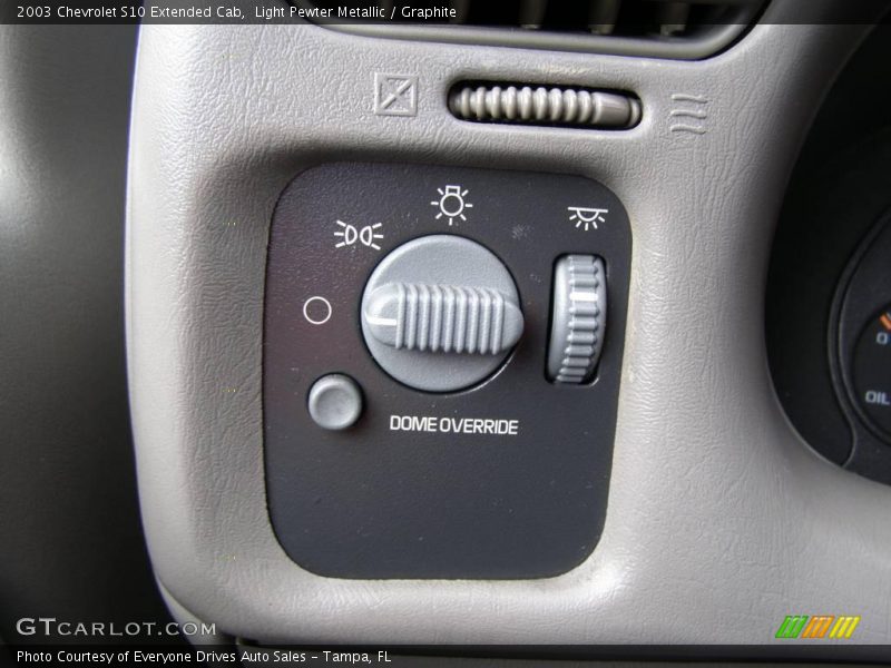 Light Pewter Metallic / Graphite 2003 Chevrolet S10 Extended Cab