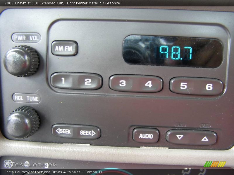 Light Pewter Metallic / Graphite 2003 Chevrolet S10 Extended Cab