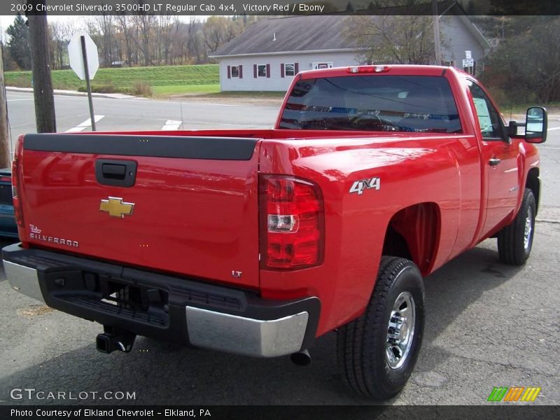 Victory Red / Ebony 2009 Chevrolet Silverado 3500HD LT Regular Cab 4x4