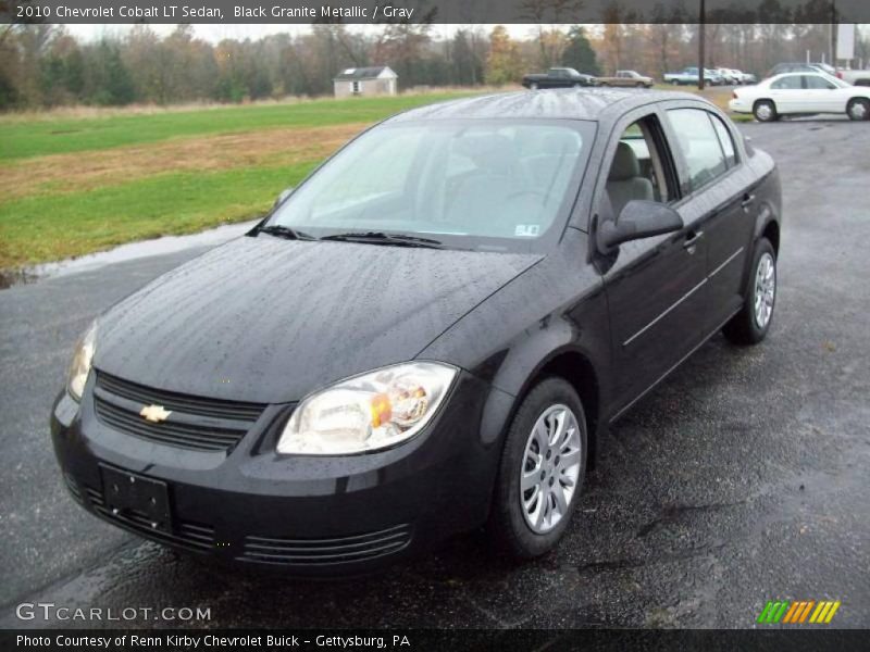 Black Granite Metallic / Gray 2010 Chevrolet Cobalt LT Sedan
