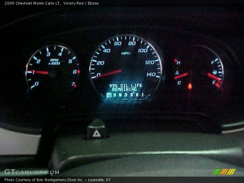 Victory Red / Ebony 2006 Chevrolet Monte Carlo LT
