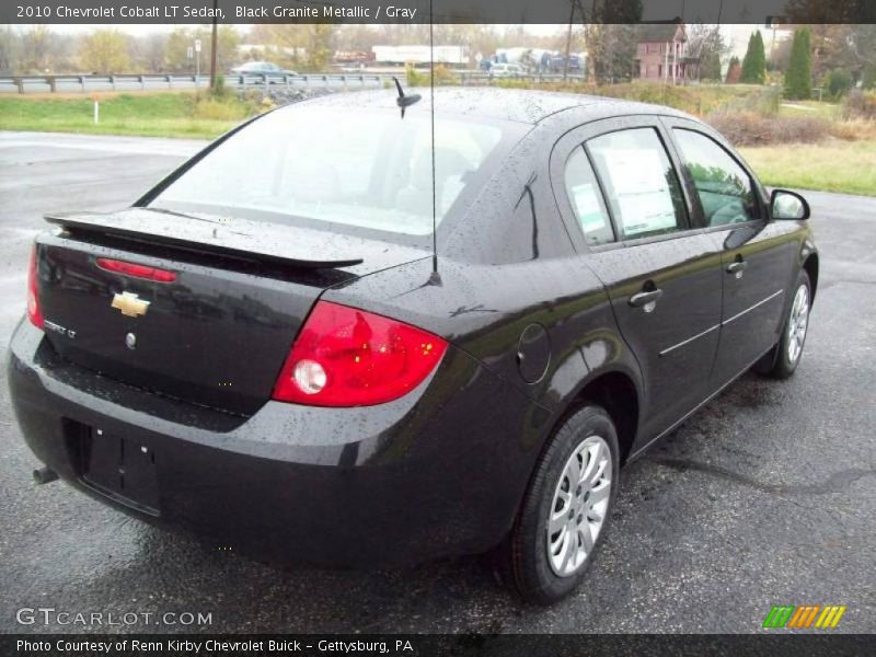 Black Granite Metallic / Gray 2010 Chevrolet Cobalt LT Sedan