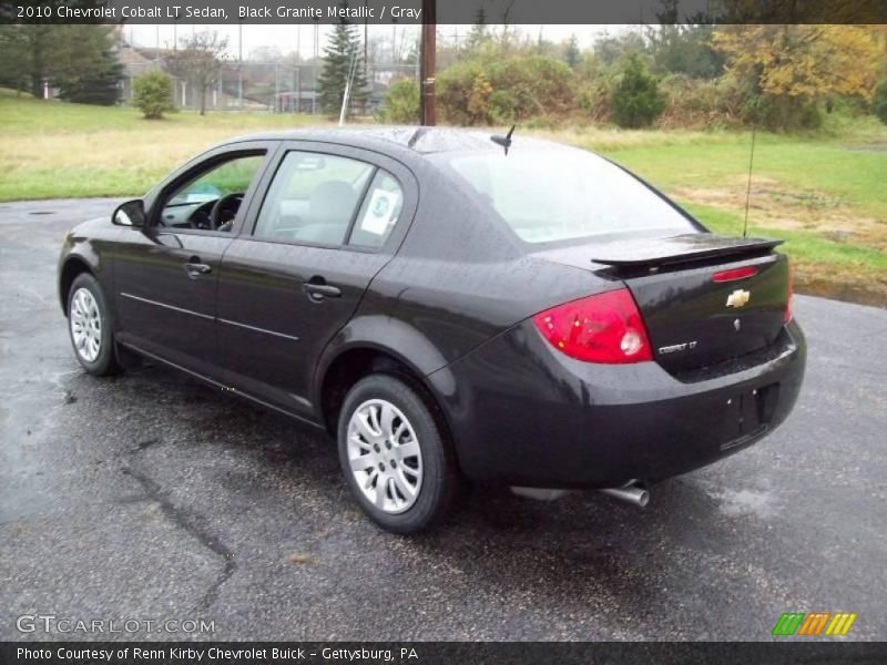 Black Granite Metallic / Gray 2010 Chevrolet Cobalt LT Sedan