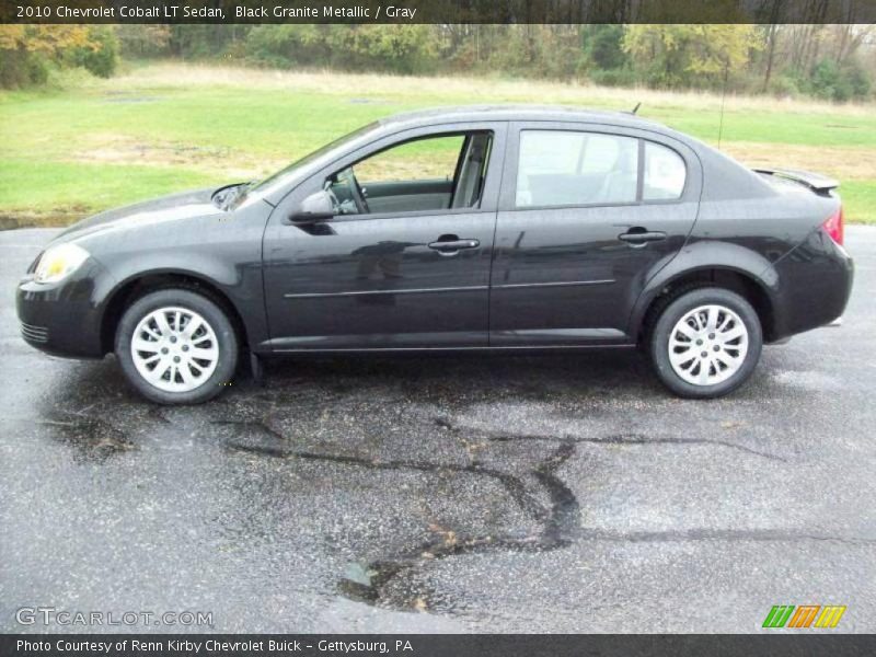 Black Granite Metallic / Gray 2010 Chevrolet Cobalt LT Sedan