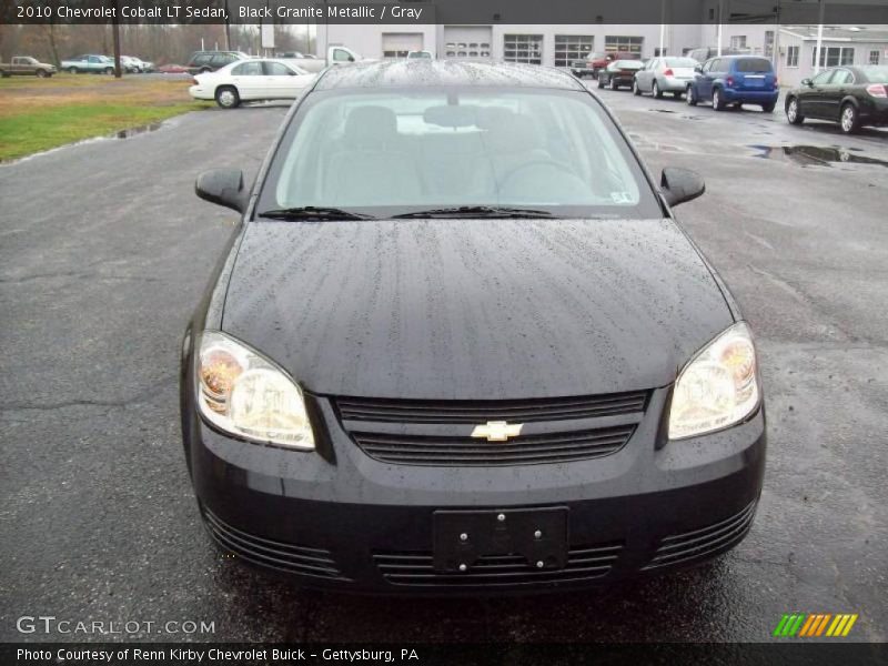 Black Granite Metallic / Gray 2010 Chevrolet Cobalt LT Sedan